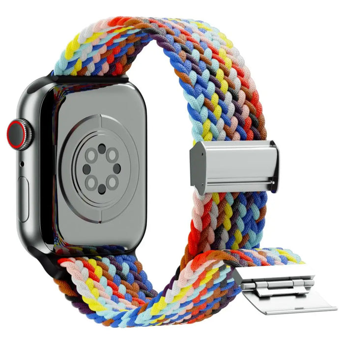 Demo Of Stretchable Braided Loop Apple Watch Bracelet For iWatch Series On Sale