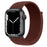 Wine Red Braided Stretch Watch Band For Apple Watch 38mm, 40mm, 41mm, 42mm, 44mm, 45mm, 46mm, 49mm On Sale