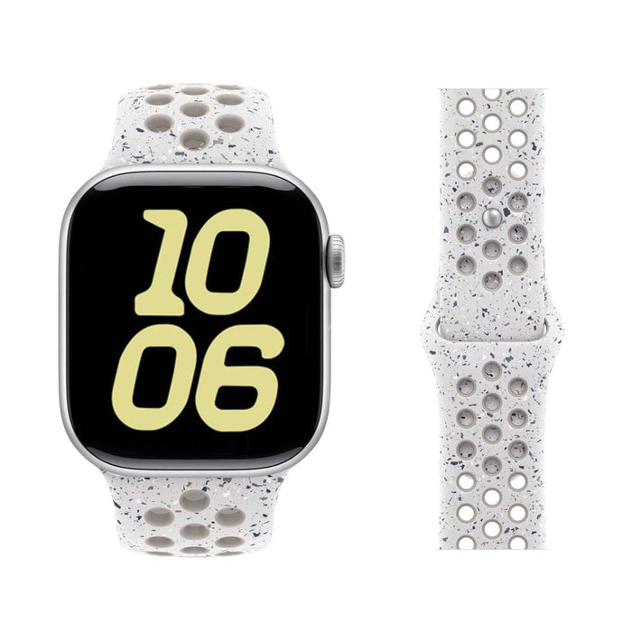 Gray Athletic Sport Silicone Watch Band for Apple Watch On Sale