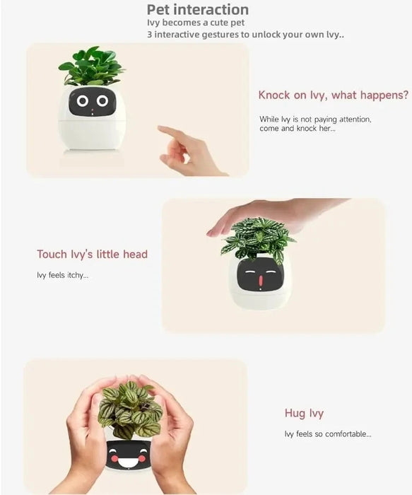 Smart AI Indoor Small Plant Pot Robot On Sale