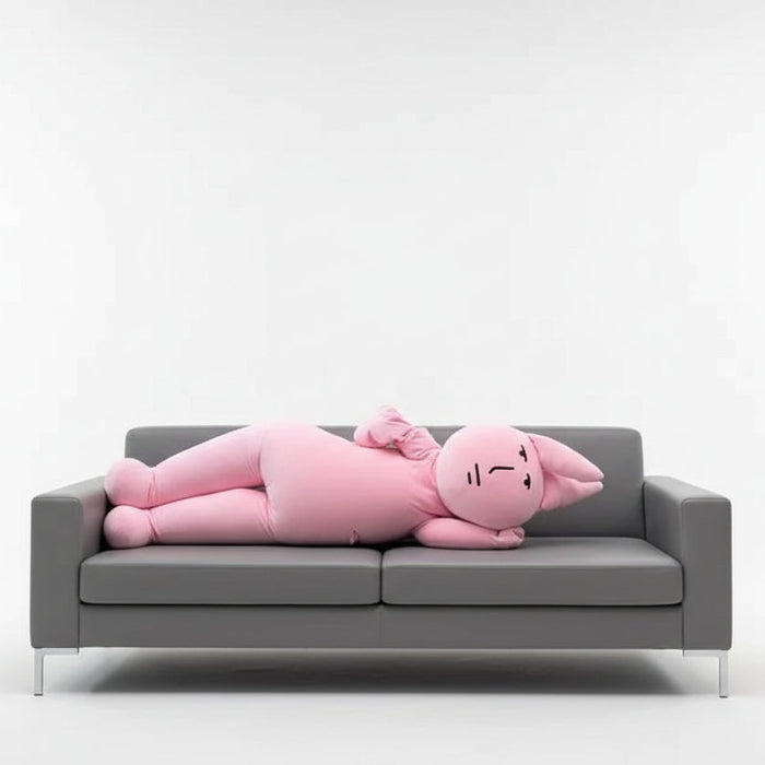 Pink Rabbit Friend Throw Pillow Plush Toy Soft Decorative Cushion Doll On Sale