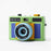 Green HOLGA 135 BC Retro 35 mm Film Camera With Light Leak Effect Dark Angle Front View Bulb Mode Shutter Detail﻿ On Sale
