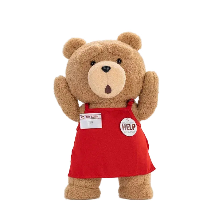 Ted 2 Series Red Apron Teddy Bear Figure Plush Doll Blind Box Collection On 