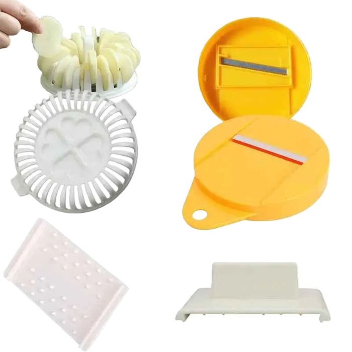 Healthy Oil-Free Microwave Potato Chips Maker – DIY Crispy Snack with sauce Trays On Sale