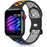 Black Rainbow Athletic Sport Silicone Watch Band for Apple Watch On Sale