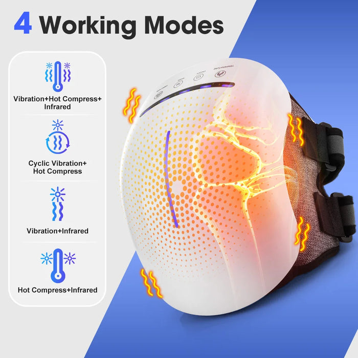 Multifunctional Wireless Infrared Hot Compress Knee Massagers On Sale