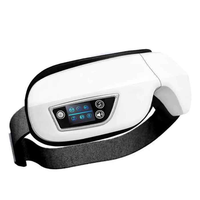 4D Smart Eye Hot Compress Airbag Massager With Bluetooth Music On Sale