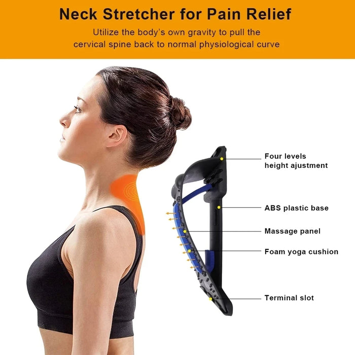 Magnetotherapy Multi-Level Adjustable Lumbar Back Stretcher On Sale