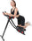 Height Adjustable Foldable Ab Exercise Machine with LCD Monitor, Dual Track Core Trainer for Home Gym On Sale