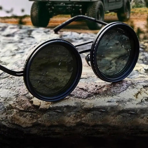 9 Gears Adjustable ND Dimming Filter UV Polarized Sunglasses On Sale