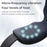 Foldable 4D Smart Eye Massager With Heat Compression Bluetooth Music Function On Sale