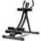 Height Adjustable Foldable Ab Exercise Machine with LCD Monitor, Single Track Core Trainer for Home Gym On Sale