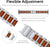 Top 316L Stainless Steel Metal And Natural Red Sandalwood Watch Band For Apple Watch Series On Sale