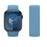 Northern Blue Solo Loop Silicone Watch Band For Apple Watch On Sale