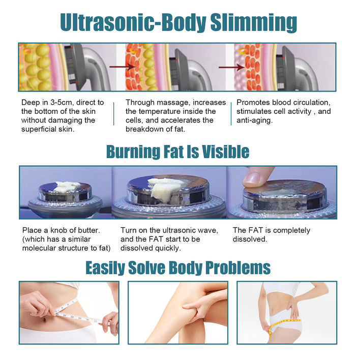 Ultrasonic Body Massager with EMS and Infrared Heating Device On Sale