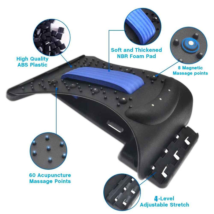 Magnetotherapy Multi-Level Adjustable Lumbar Back Stretcher On Sale