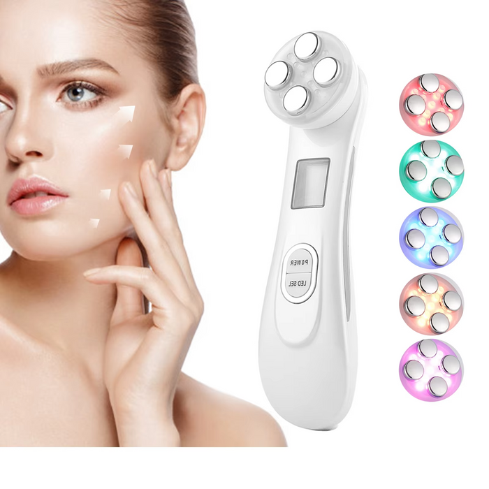 Ultrasonic LED Photon Facial Mesotherapy Electroporation RF Radio Frequency Massager Beauty Device On Sale