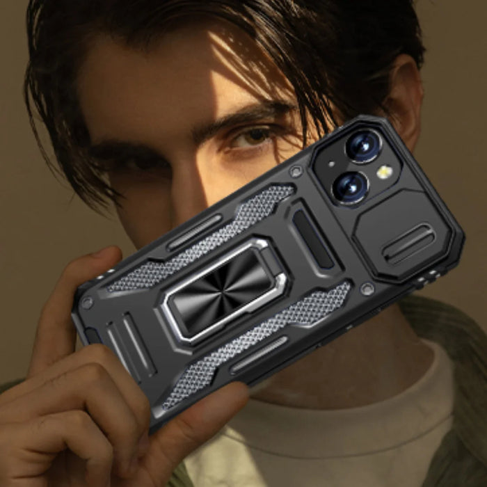 Armor Protection iPhone Case with Kickstand and Camera Cover On Sale