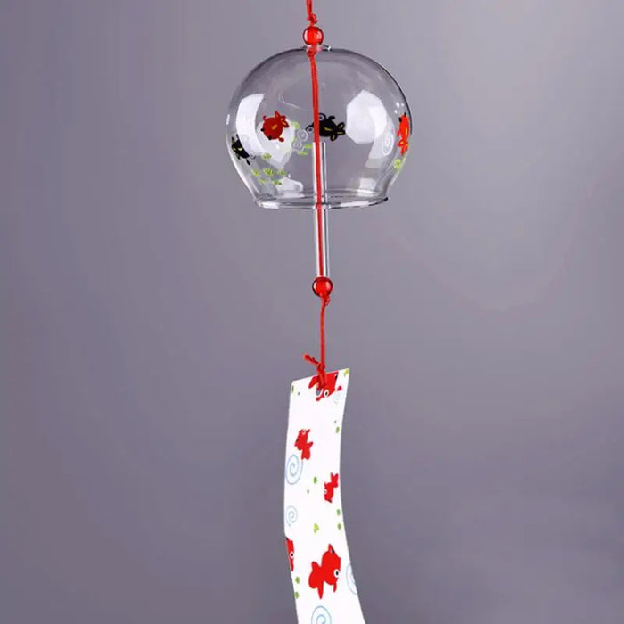 Goldfishes Handmade Glass Japanese Wind Chimes On Sale
