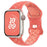 Orange Pink Athletic Sport Silicone Watch Band for Apple Watch On Sale