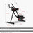 Size of Height Adjustable Foldable Ab Exercise Machine with LCD Monitor, Dual Track Core Trainer for Home Gym