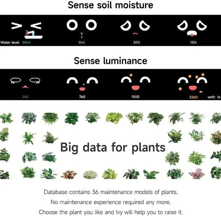 Smart AI Indoor Small Plant Pot Robot On Sale