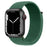 Ink Green Braided Stretch Watch Band For Apple Watch 38mm, 40mm, 41mm, 42mm, 44mm, 45mm, 46mm, 49mm On Sale