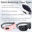 Foldable 4D Smart Eye Massager With Heat Compression Bluetooth Music Function On Sale