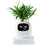 New White Smart Indoor Plant Pot with Wi-Fi App Monitoring, LCD Expression Display & USB-C Rechargeable Planter On Sale