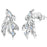925 Sterling Silver Ocean Marine Life Theme Gold Fish Stud Earrings Collection On Sale