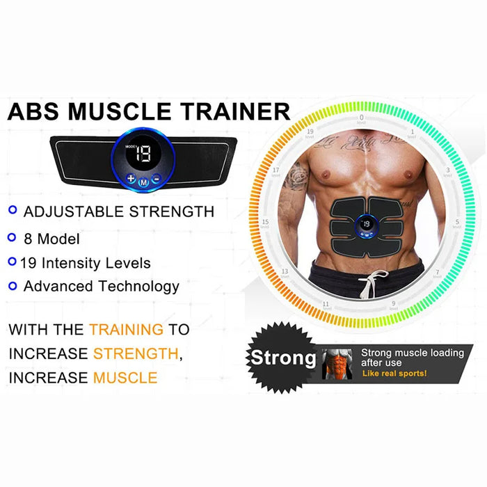 Wireless EMS Workouts Stimulator Smart Body Toning Trainer On Sale