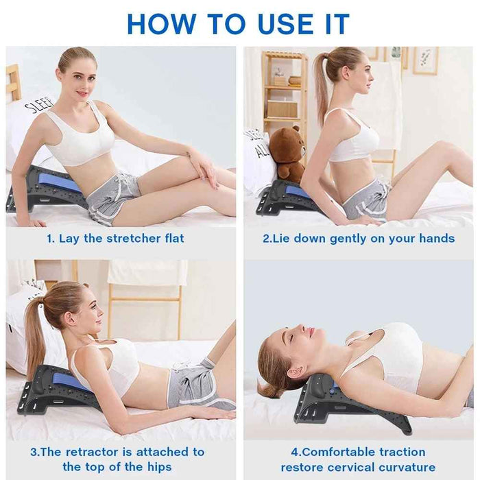How To Use Magnetotherapy Multi-Level Adjustable Lumbar Back Stretcher