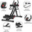 Height Adjustable Foldable Ab Exercise Machine with LCD Monitor, Single Track Core Trainer for Home Gym On Sale