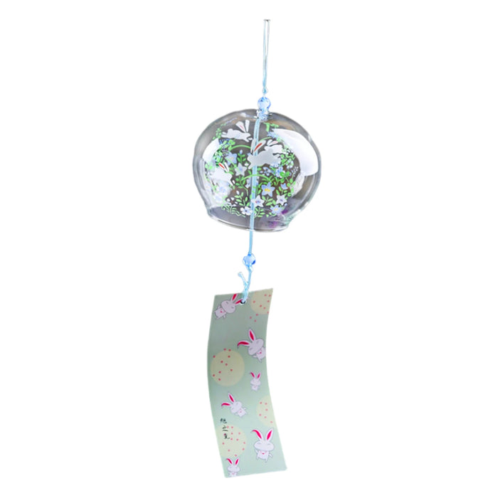 Rabbits Handmade Glass Japanese Wind Chimes On Sale
