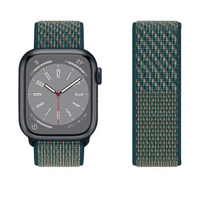 Crimson Green Apple Watch Band Straps For iWatch Series 10, 9, Ultra, 8, SE, 7, 6, 5, 4, 3 On Sale