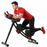 Height Adjustable Foldable Ab Exercise Machine with LCD Monitor, Dual Track Core Trainer for Home Gym On Sale