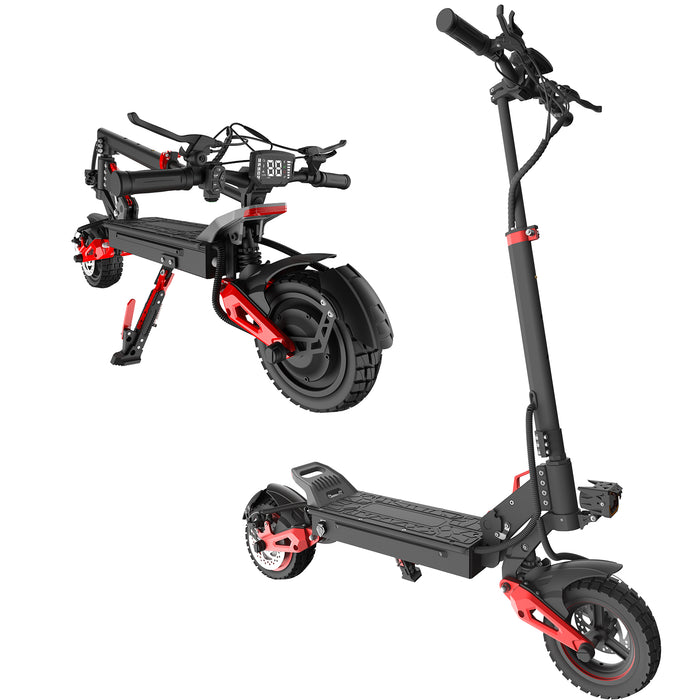 J15 MAX Off-Road 1600W Motor 50KM/H 48v 18Ah Battery 30 Miles Range LED Display 11" Foldable Commuter Electric Scooter For Adults On Sale
