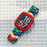 Colourful brick-style resin watch band with matching protective case compatible with Apple Watch 38mm–49mm on sale