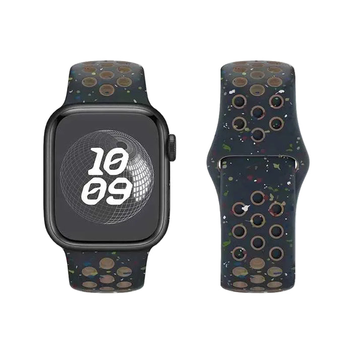 Brown Athletic Sport Silicone Watch Band for Apple Watch On Sale