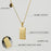 Gold Zodiac Sign Stainless Steel Pendant Necklace – Tarot Card Style Constellation Necklace for Women On Sale