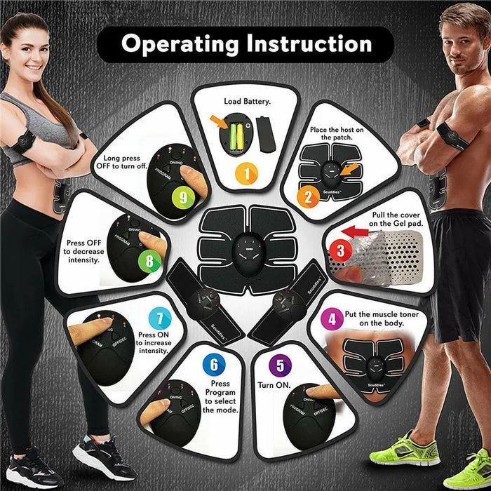 Wireless EMS Workouts Stimulator Smart Body Toning Trainer On Sale