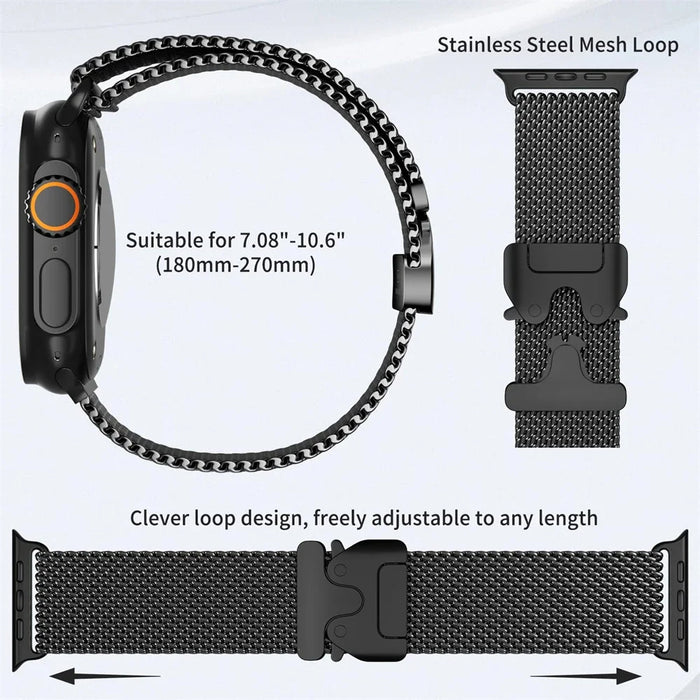 Sizing of Milanese loop Apple Watch Strap For iWatch Series 