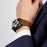 Genuine Leather Magnetic Buckle Watch Band For Apple Watch Series On Sale