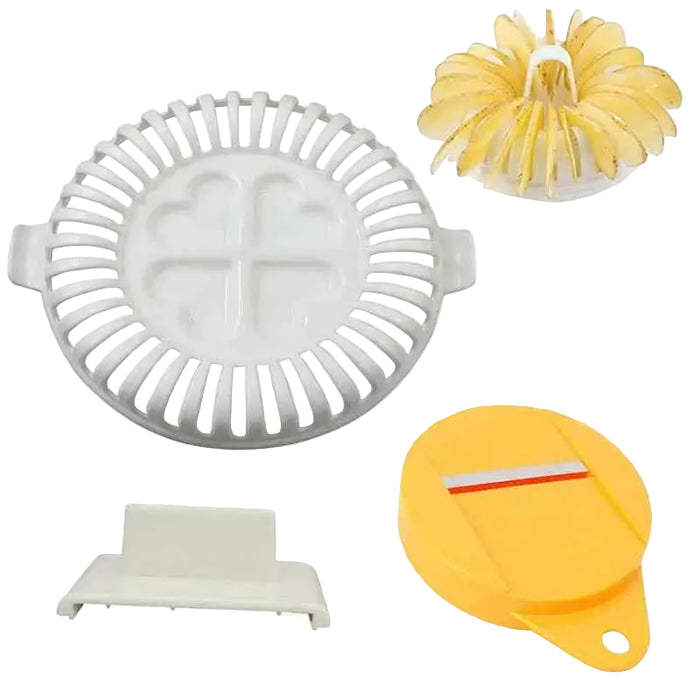 Healthy Oil-Free Microwave Potato Chips Maker – DIY Crispy Snack with sauce Trays On Sale