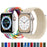 Braided Stretch Watch Band For Apple Watch 38mm, 40mm, 41mm, 42mm, 44mm, 45mm, 46mm, 49mm On Sale