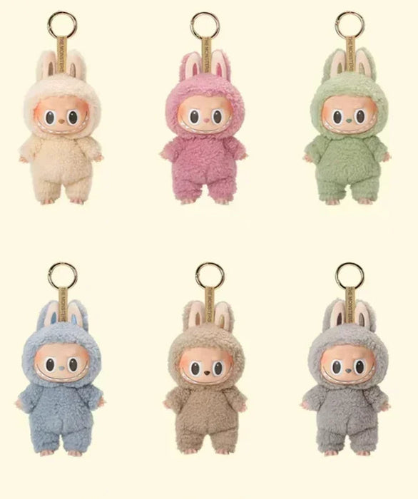 All Six Labubu Exciting Macaron The Monsters Action Figure Plush Dolls Blind Box Collection On Sale