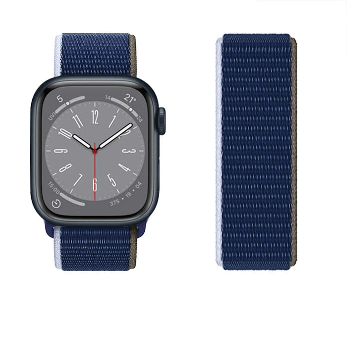 Marine Sea Blue Apple Watch Band Straps For iWatch Series 10, 9, Ultra, 8, SE, 7, 6, 5, 4, 3 On Sale