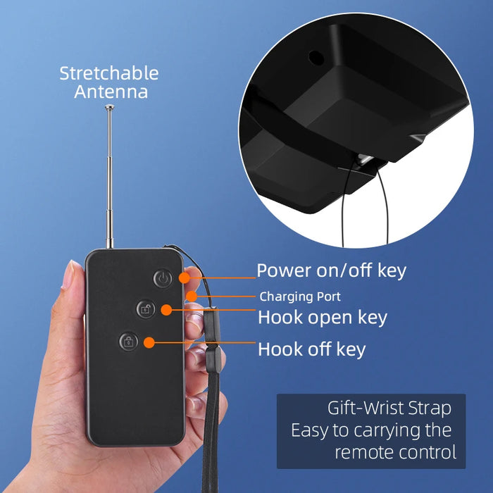 Drone Airdrop Thrower Device with Remote Control for DJI Mini 4K, Mini 4 Pro, Air 3, Mini 3 Pro, Mavic 3, Mavic Pro On Sale