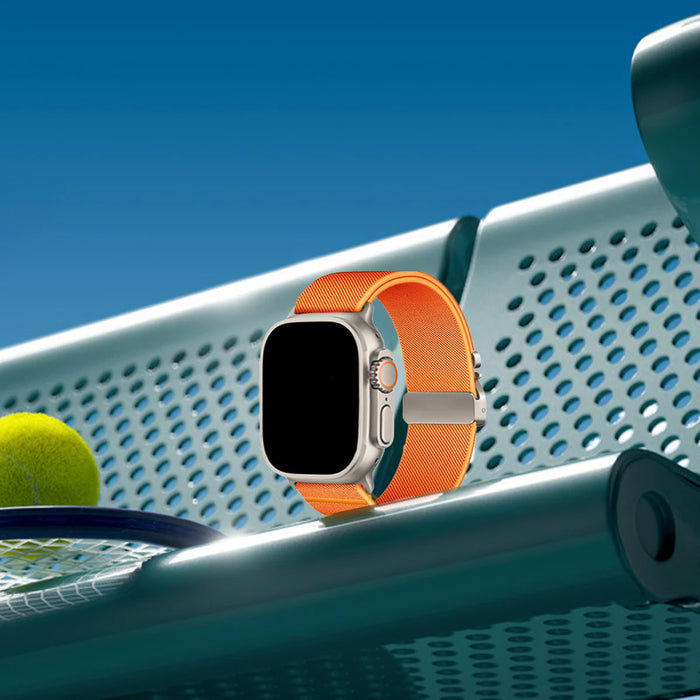 Nylon Loop Apple Watch Strap With Parachute-Style Buckle For iWatch Series On Sale