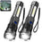 2 LED Zoomable Handheld Flashlights For Outdoors On Sale